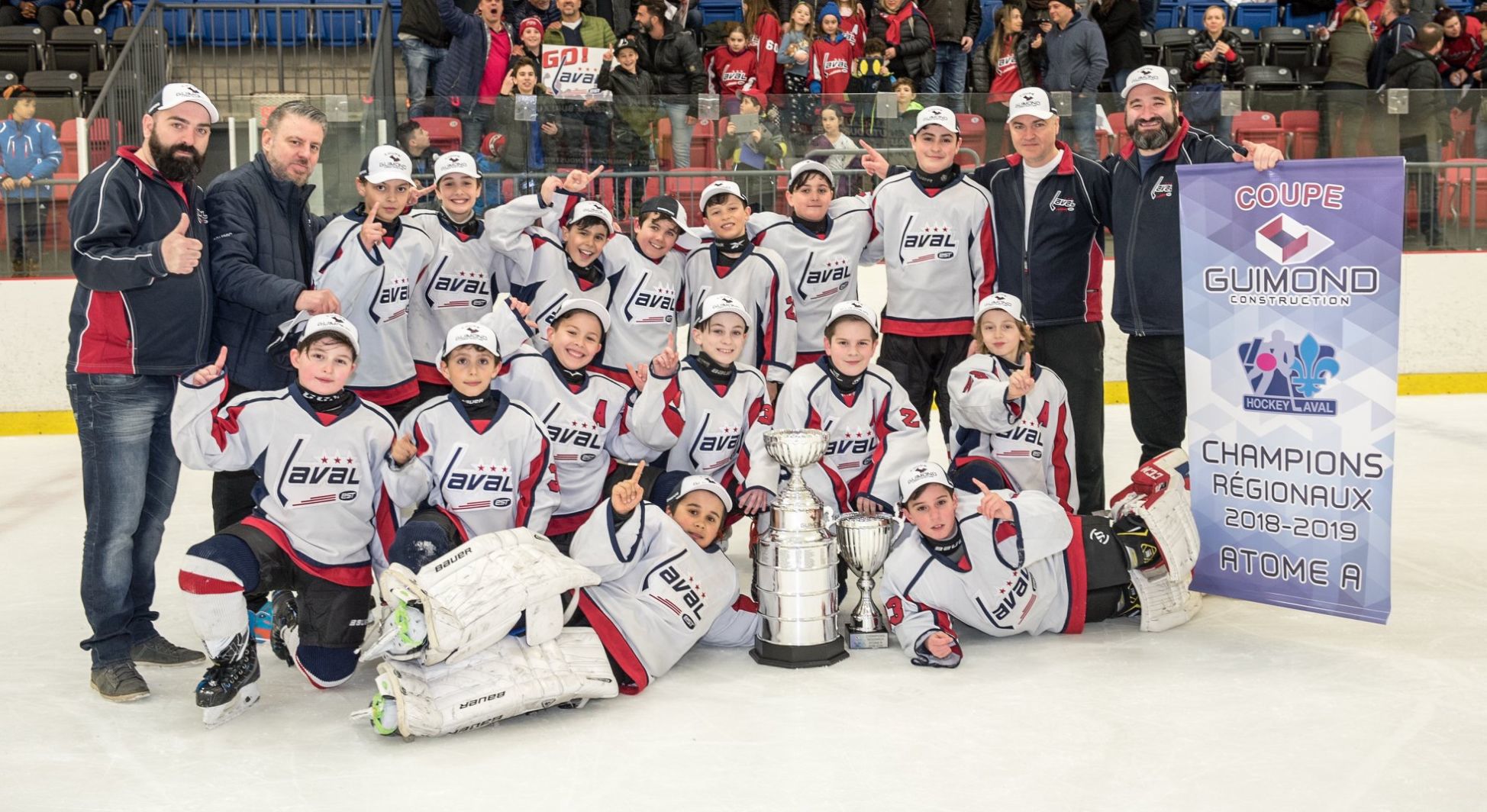 The Laval-Est Titans celebrate Cinderella regional run to the championship